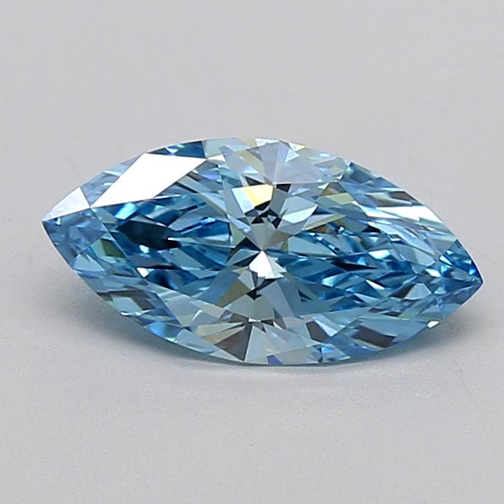 1.49 Ct. Fancy Vivid Blue Marquise Lab Grown Diamond