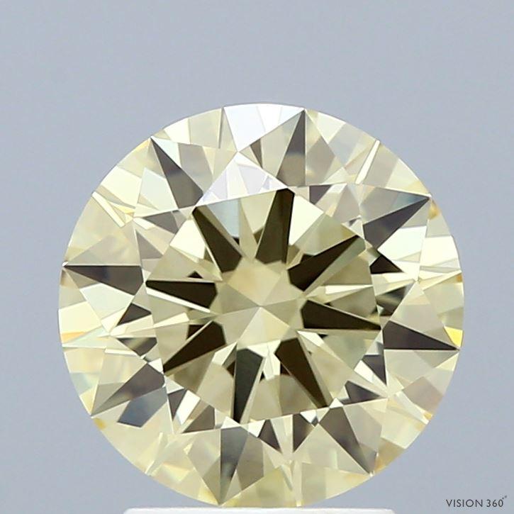 2.55 Ct. Fancy Yellow Round Lab Grown Diamond