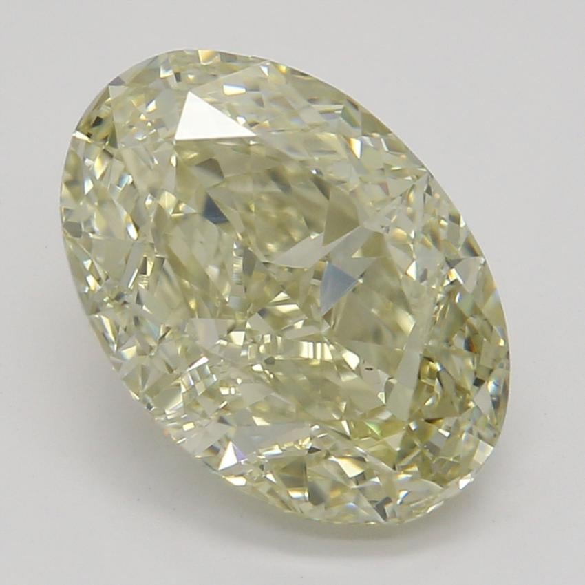 2.05 Ct. Fancy Light Brownish Greenish Yellow Oval Diamond