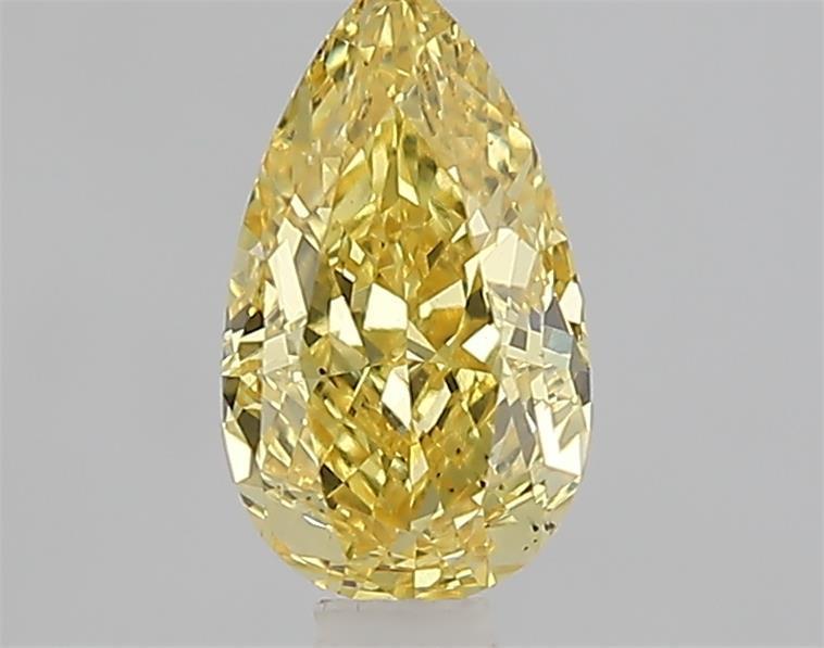 1.10 Ct. Fancy Vivid Yellow Yellow Pear Lab Grown Diamond
