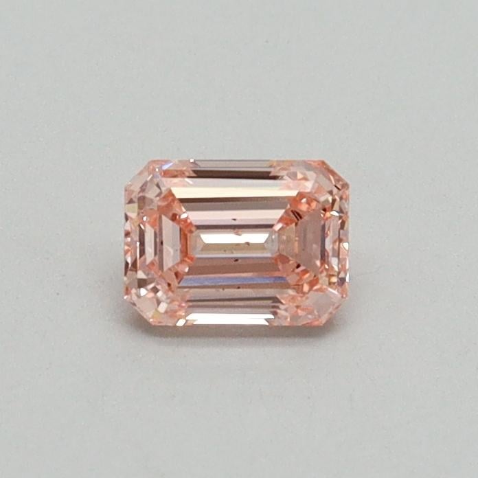 0.31 Ct. Fancy Intense Pink Emerald Lab Grown Diamond