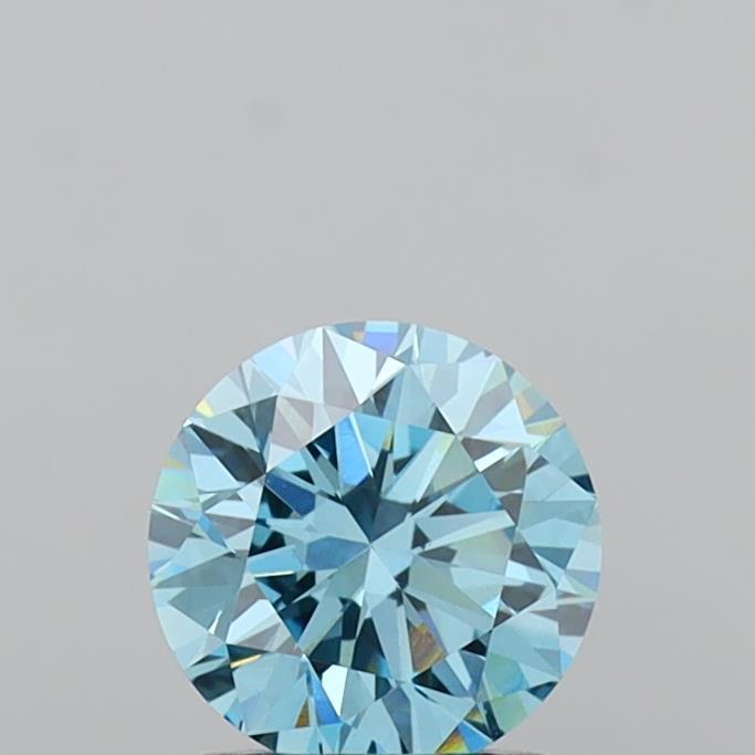1.17 Ct. Fancy Vivid  Blue Round Lab Grown Diamond