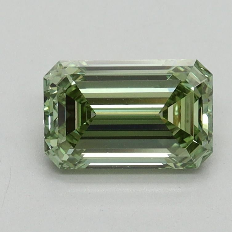 1.09 Ct. Fancy Vivid Green Emerald Lab Grown Diamond