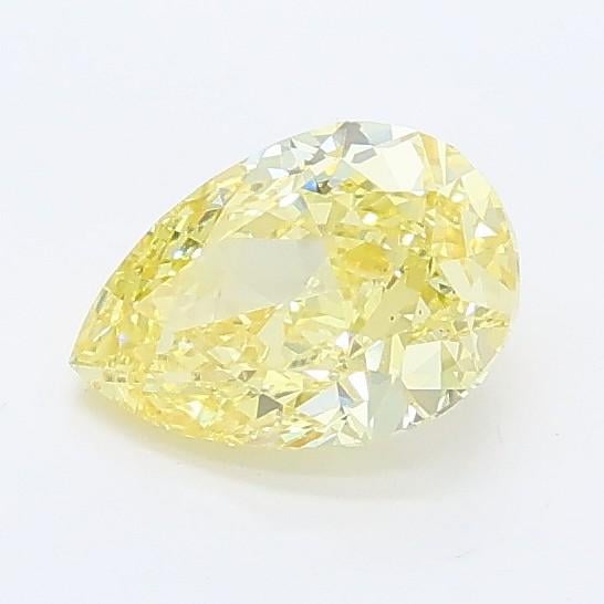 0.77 Ct. Fancy Yellow Pear Lab Grown Diamond