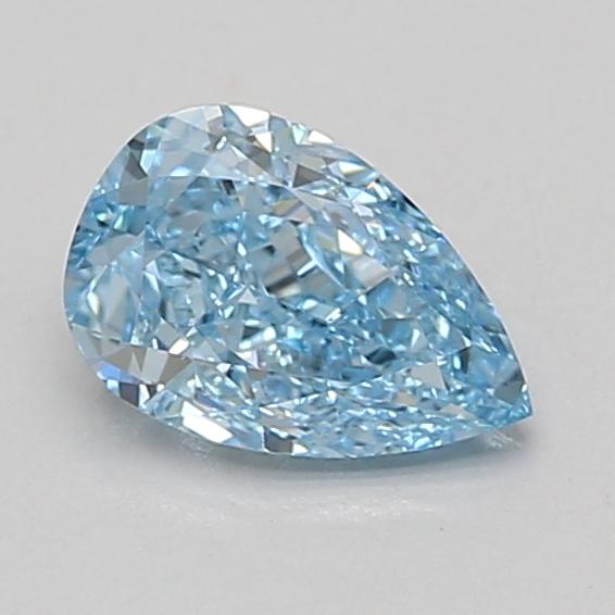 1.13 Ct. Fancy Vivid Blue Pear Lab Grown Diamond