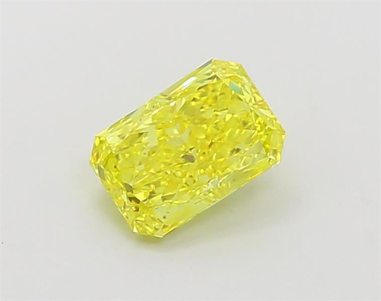 1.18 Ct. Fancy Vivid  Yellow Radiant Lab Grown Diamond