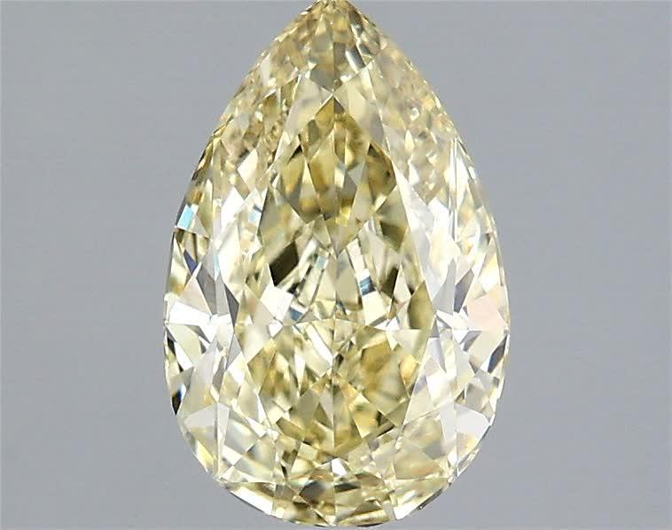 1.58 Ct. Fancy  Yellow Pear Lab Grown Diamond