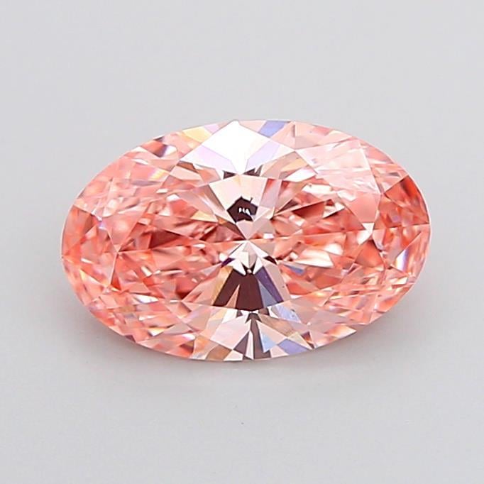 1.80 Ct. Fancy Vivid Pink Oval Lab Grown Diamond