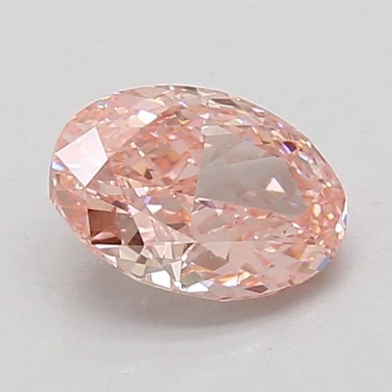 1.07 Ct. Fancy Vivid Pink Oval Lab Grown Diamond