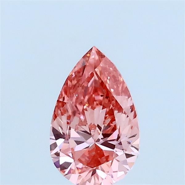 0.44 Ct. Fancy Vivid Pink Pear Lab Grown Diamond