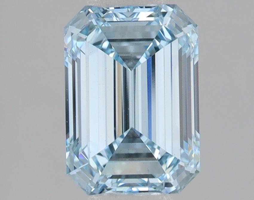 1.56 Ct. Fancy Intense Blue Emerald Lab Grown Diamond