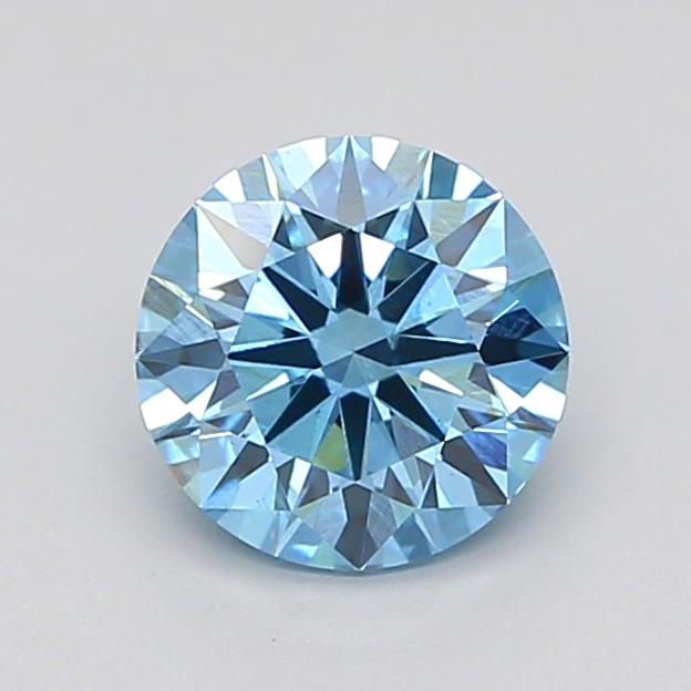 1.02 Ct. Fancy Vivid Blue Round Lab Grown Diamond