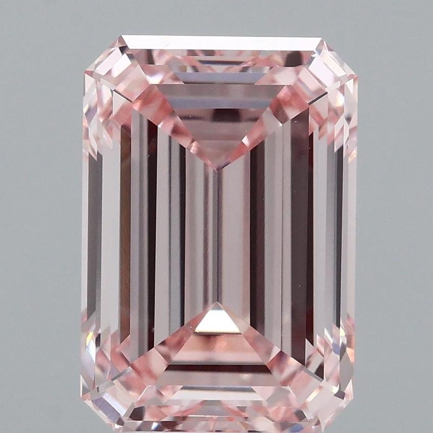 5.07 Ct. Fancy Intense Pink Emerald Lab Grown Diamond