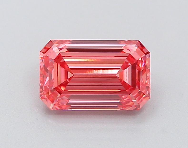 1.56 Ct. Fancy Vivid Pink Emerald Lab Grown Diamond