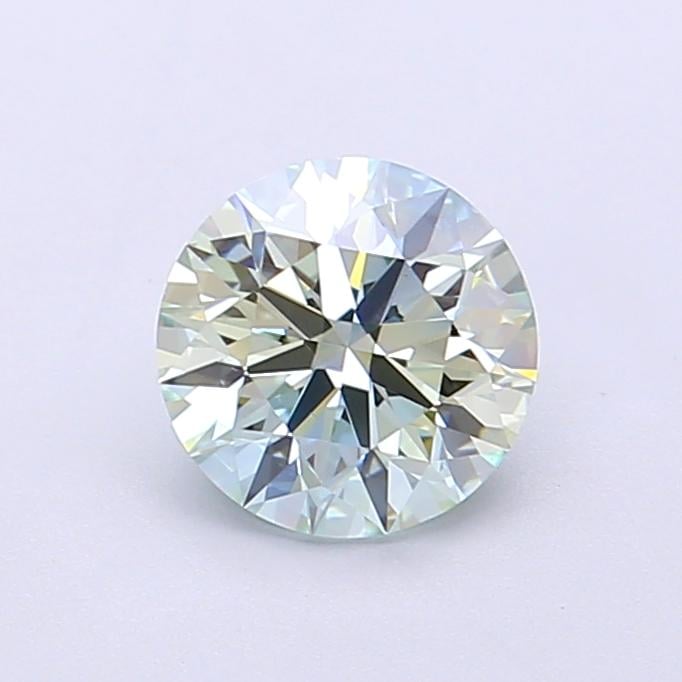 1.09 Ct. Fancy Green Round Lab Grown Diamond