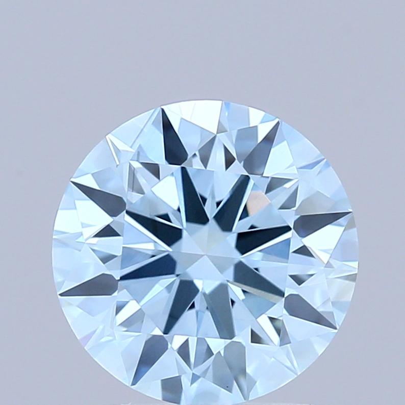 1.65 Ct. Fancy Intense Blue Round Lab Grown Diamond