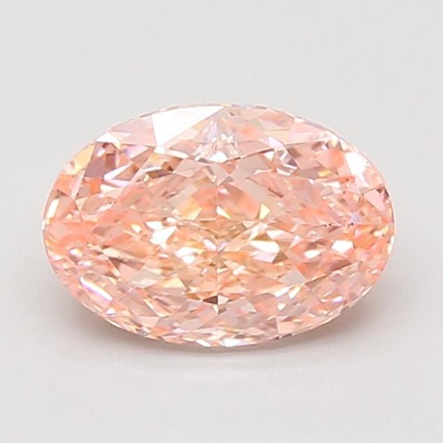 1.57 Ct. Fancy Vivid Pink Oval Lab Grown Diamond