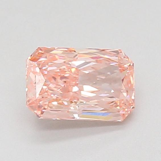 0.90 Ct. Fancy Vivid Pink Radiant Lab Grown Diamond