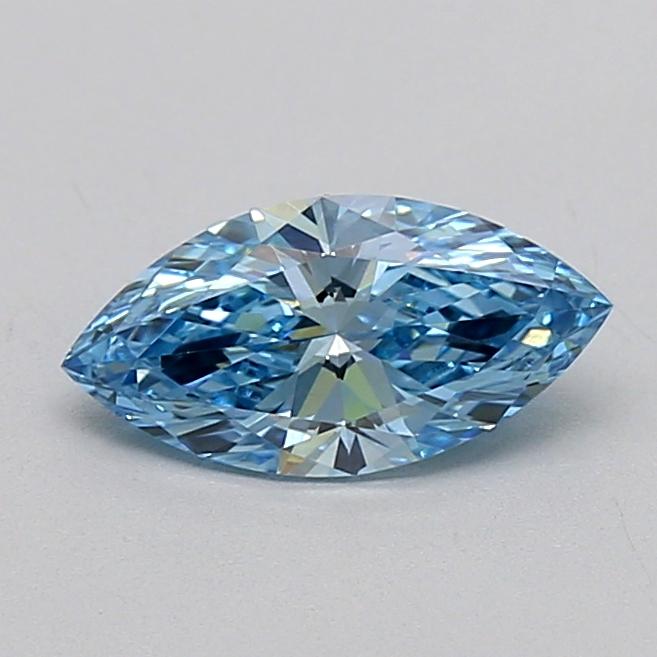 1.00 Ct. Fancy Vivid  Blue Marquise Lab Grown Diamond