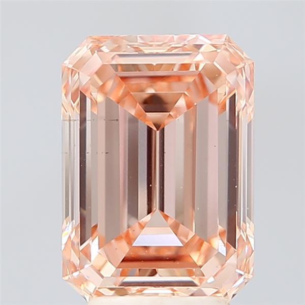 4.01 Ct. Fancy Light Brown Emerald Lab Grown Diamond