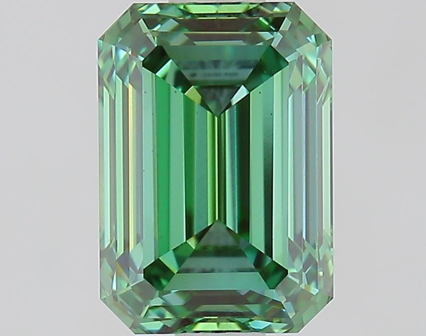 1.46 Ct. Fancy Vivid Green Emerald Lab Grown Diamond