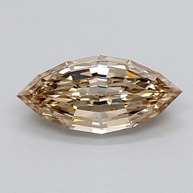 0.52 Ct. Light Yellowish Brown Marquise Lab Grown Diamond