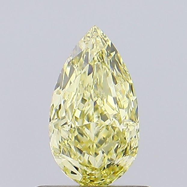 0.75 Ct. Fancy Intense Yellow Pear Lab Grown Diamond