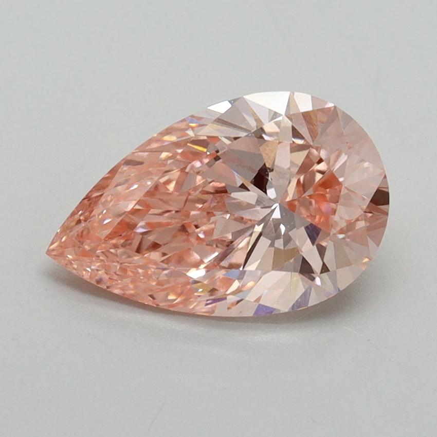 1.51 Ct. Fancy Vivid Pink Pear Lab Grown Diamond
