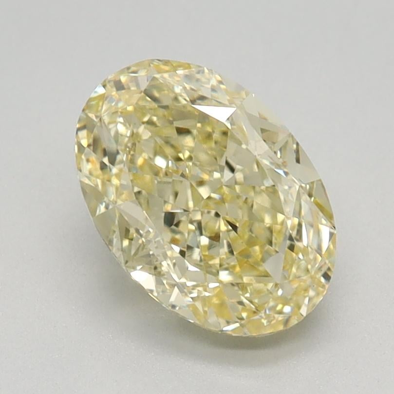 1.29 Ct. Fancy Intense Yellow Oval Lab Grown Diamond