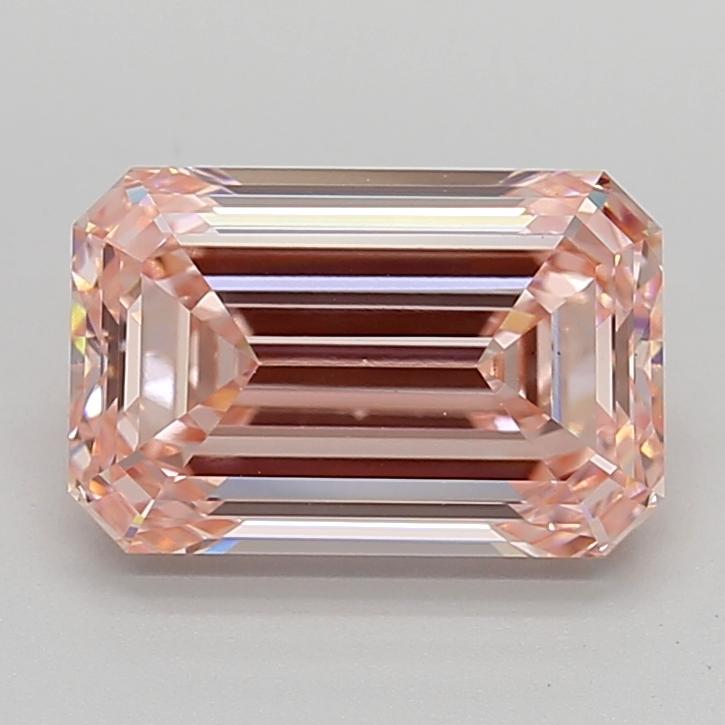 4.00 Ct. Fancy Intense  Pink Emerald Lab Grown Diamond