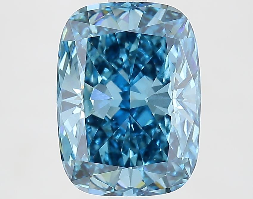 3.50 Ct. Fancy Vivid Pink Cushion Lab Grown Diamond