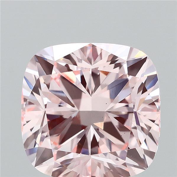 3.04 Ct. Fancy Intense Pink Cushion Lab Grown Diamond