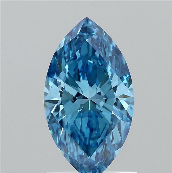 1.04 Ct. Fancy Vivid Blue Marquise Lab Grown Diamond