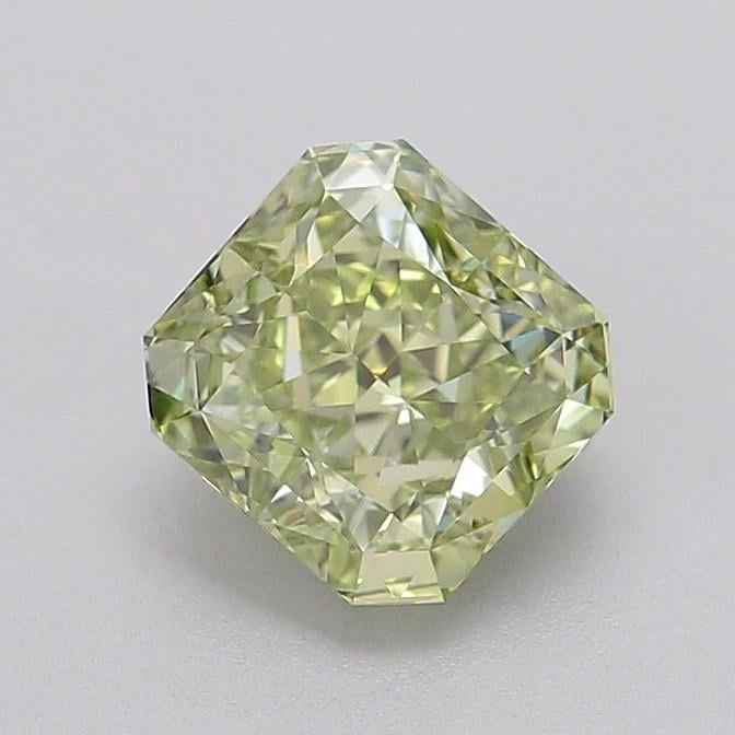 1.52 Ct. Fancy Intense  Green Radiant Lab Grown Diamond