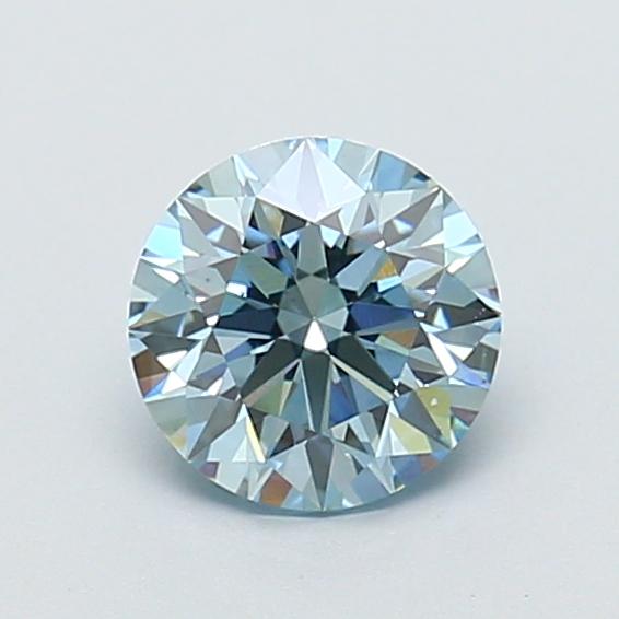 1.03 Ct. Fancy Intense  Blue Round Lab Grown Diamond