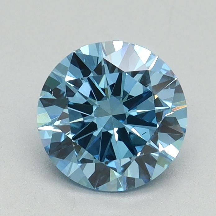 1.00 Ct. Fancy Vivid Blue Round Lab Grown Diamond