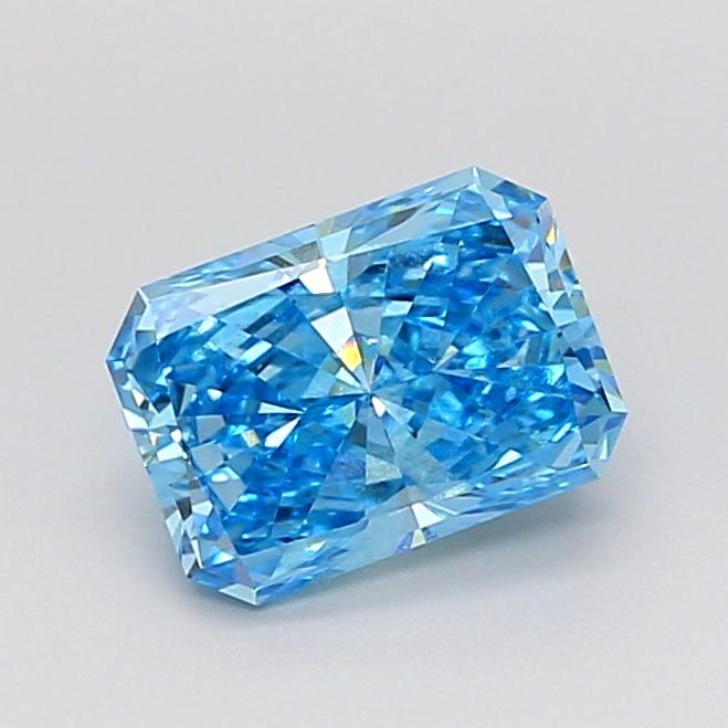 1.02 Ct. Fancy Vivid  Blue Radiant Lab Grown Diamond