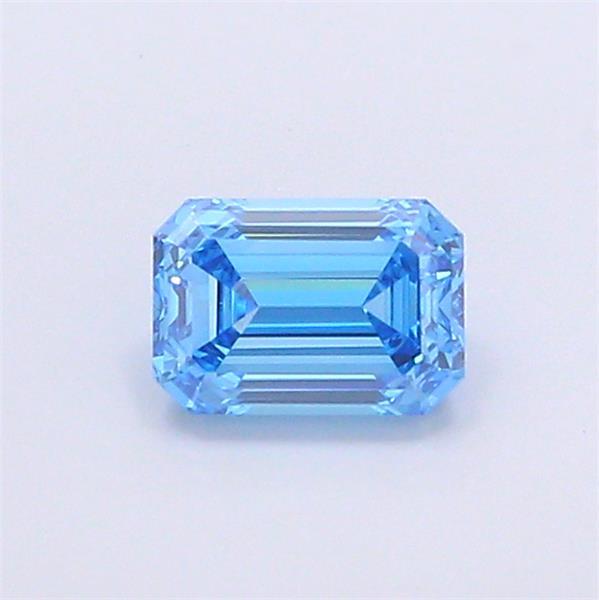 1.02 Ct. Fancy Vivid  Blue Emerald Lab Grown Diamond