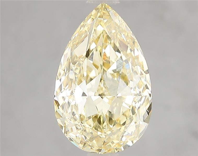 3.07 Ct. Fancy Intense Yellow Pear Lab Grown Diamond