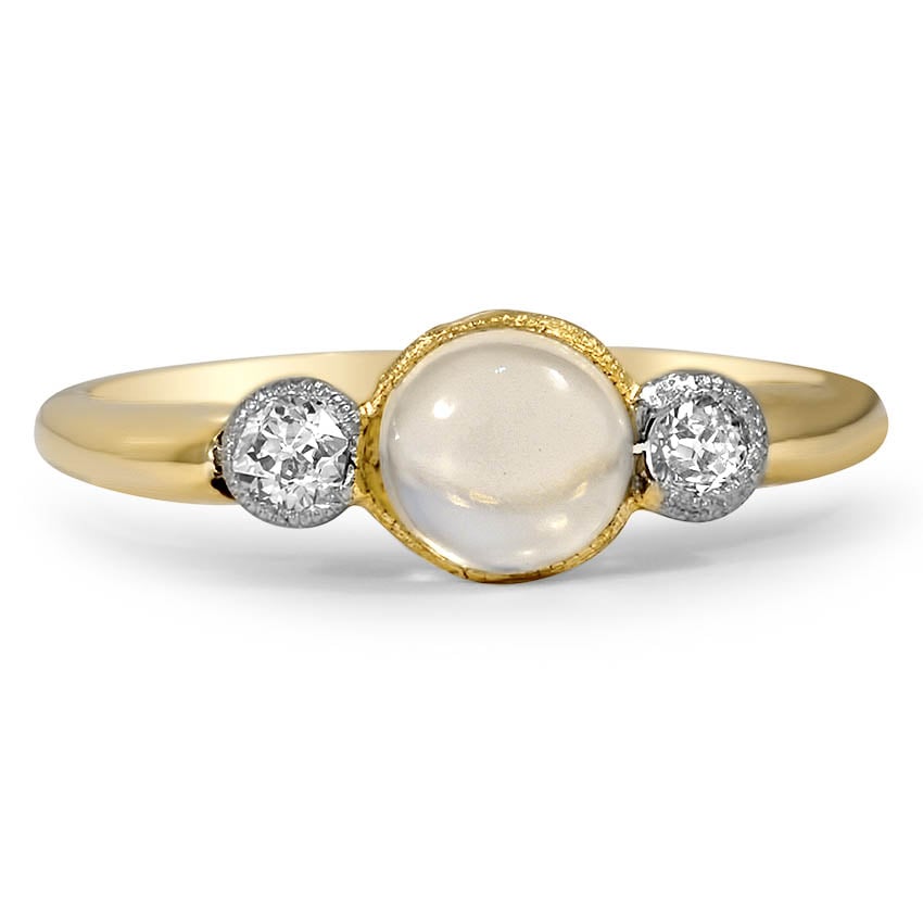 Art Deco Moonstone Vintage Ring