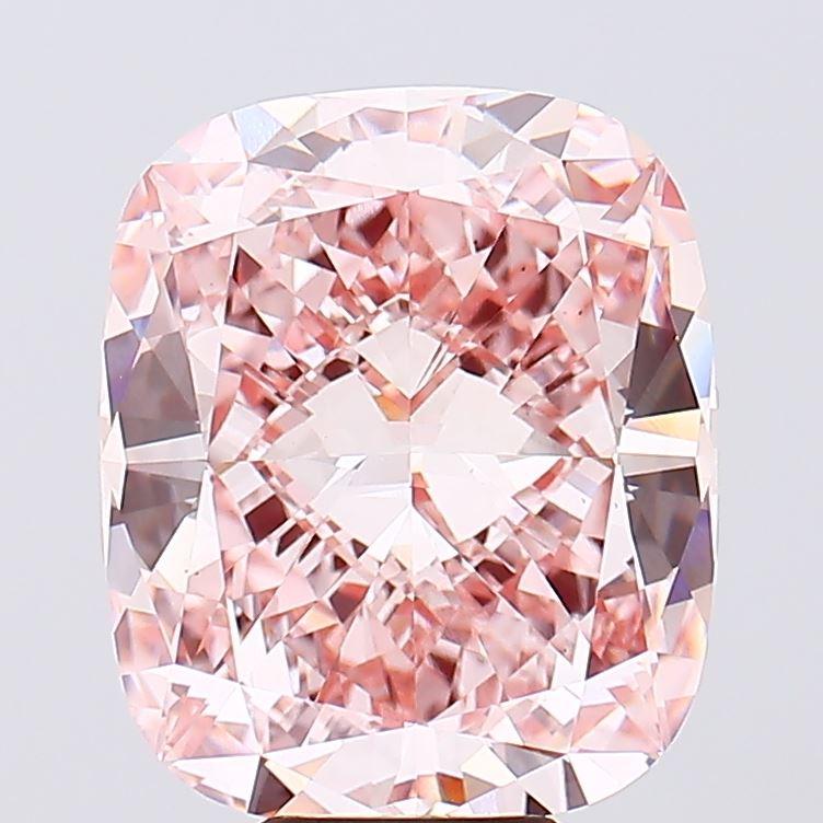 10.05 Ct. Fancy Intense Pink Cushion Lab Grown Diamond