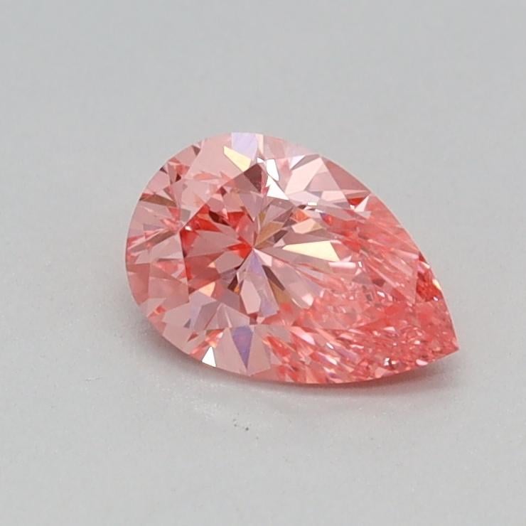 0.27 Ct. Fancy Vivid Pink Pear Lab Grown Diamond