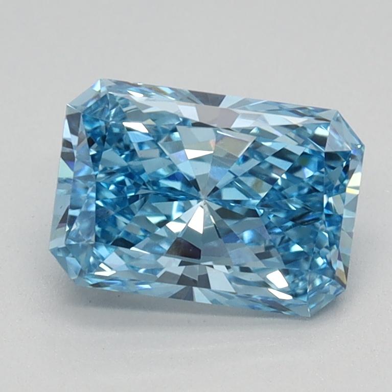 1.05 Ct. Fancy Vivid Blue Radiant Lab Grown Diamond