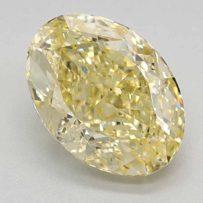 2.25 Ct. Fancy Intense Yellow Oval Lab Grown Diamond