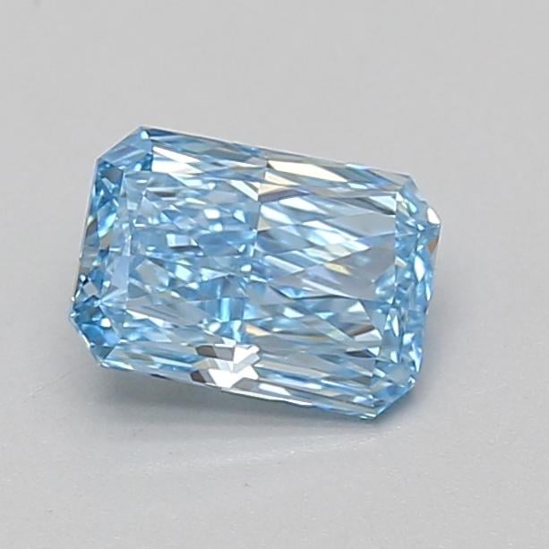 0.90 Ct. Fancy Vivid Blue Radiant Lab Grown Diamond