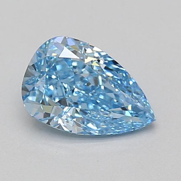 1.00 Ct. Fancy Vivid Blue Pear Lab Grown Diamond