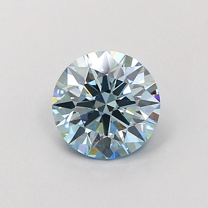 1.03 Ct. Fancy Intense  Blue Round Lab Grown Diamond