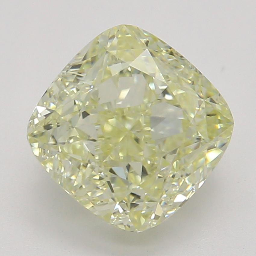 1.15 Ct. Fancy Light Yellow Cushion Diamond