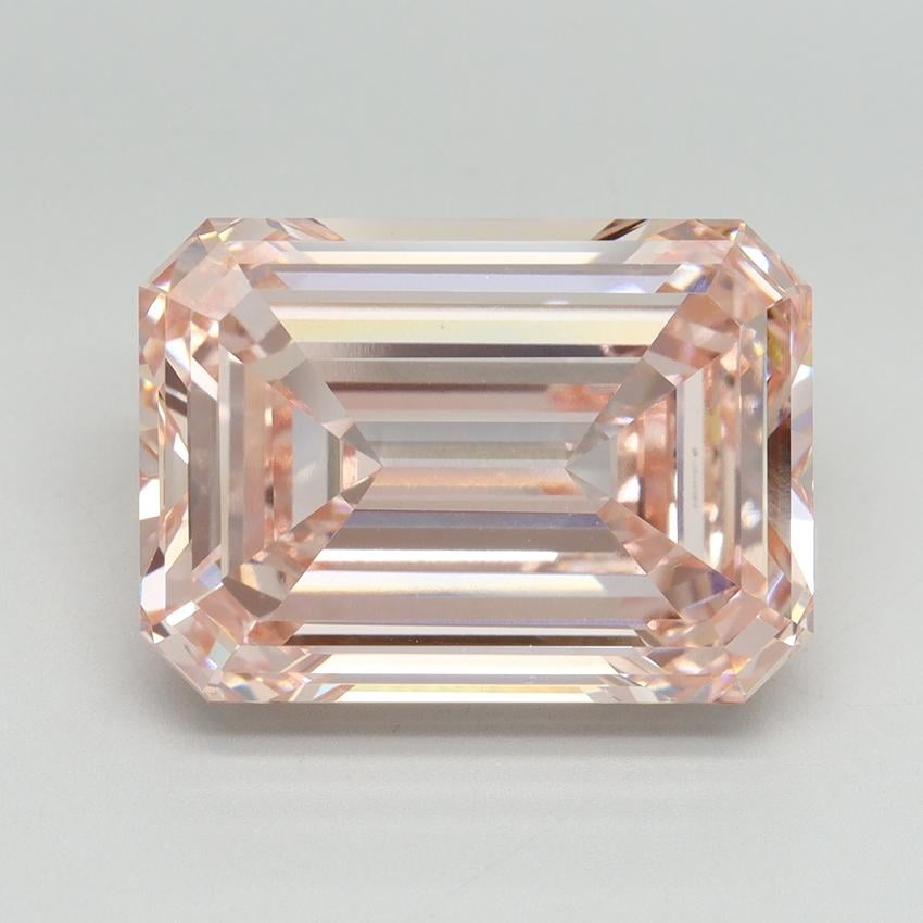 10.62 Ct. Fancy Intense Pink Emerald Lab Grown Diamond
