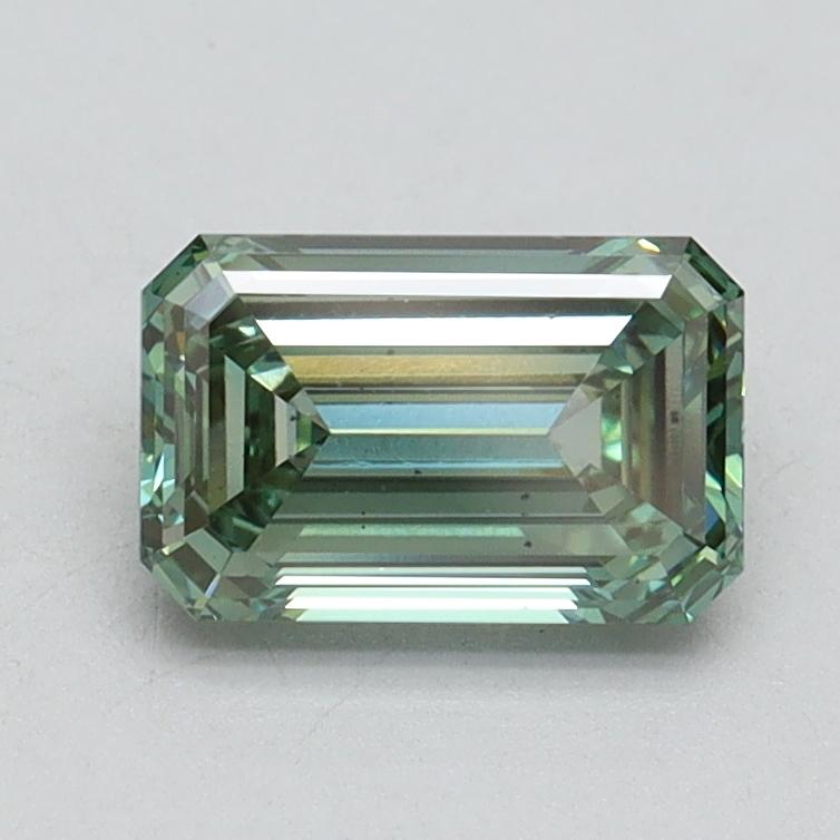 1.07 Ct. Fancy Vivid Green Emerald Lab Grown Diamond